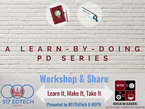 Workshop and Share - A Learn by doing PD Series